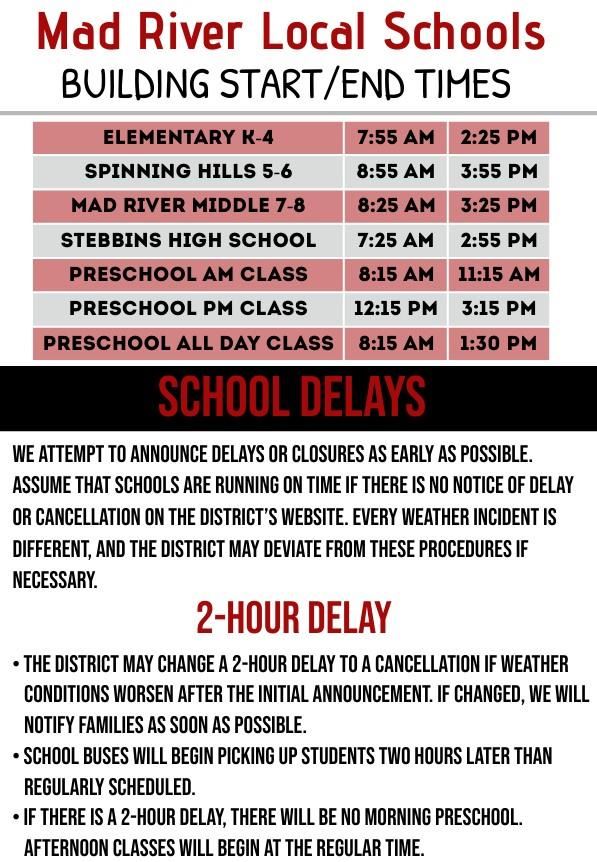 start times